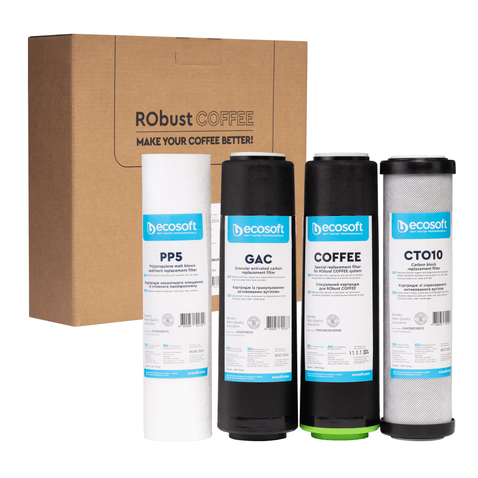 Set of replacement filters 1-2-3-4 for RObust COFFEE