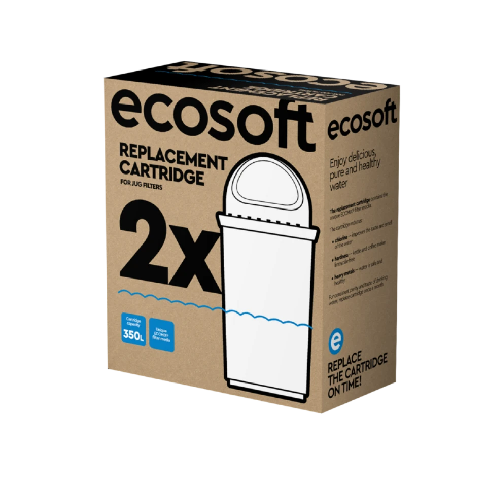 Ecosoft 2-Pack de cartouches pour le filtre à eau Jug