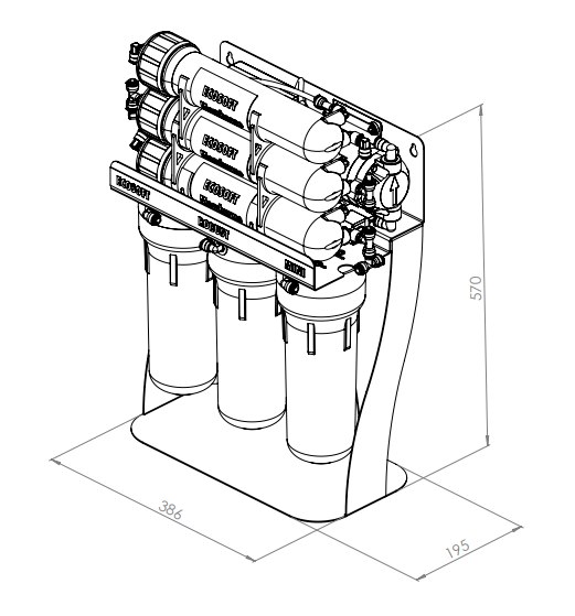 RObust Mini reverse osmosis filter