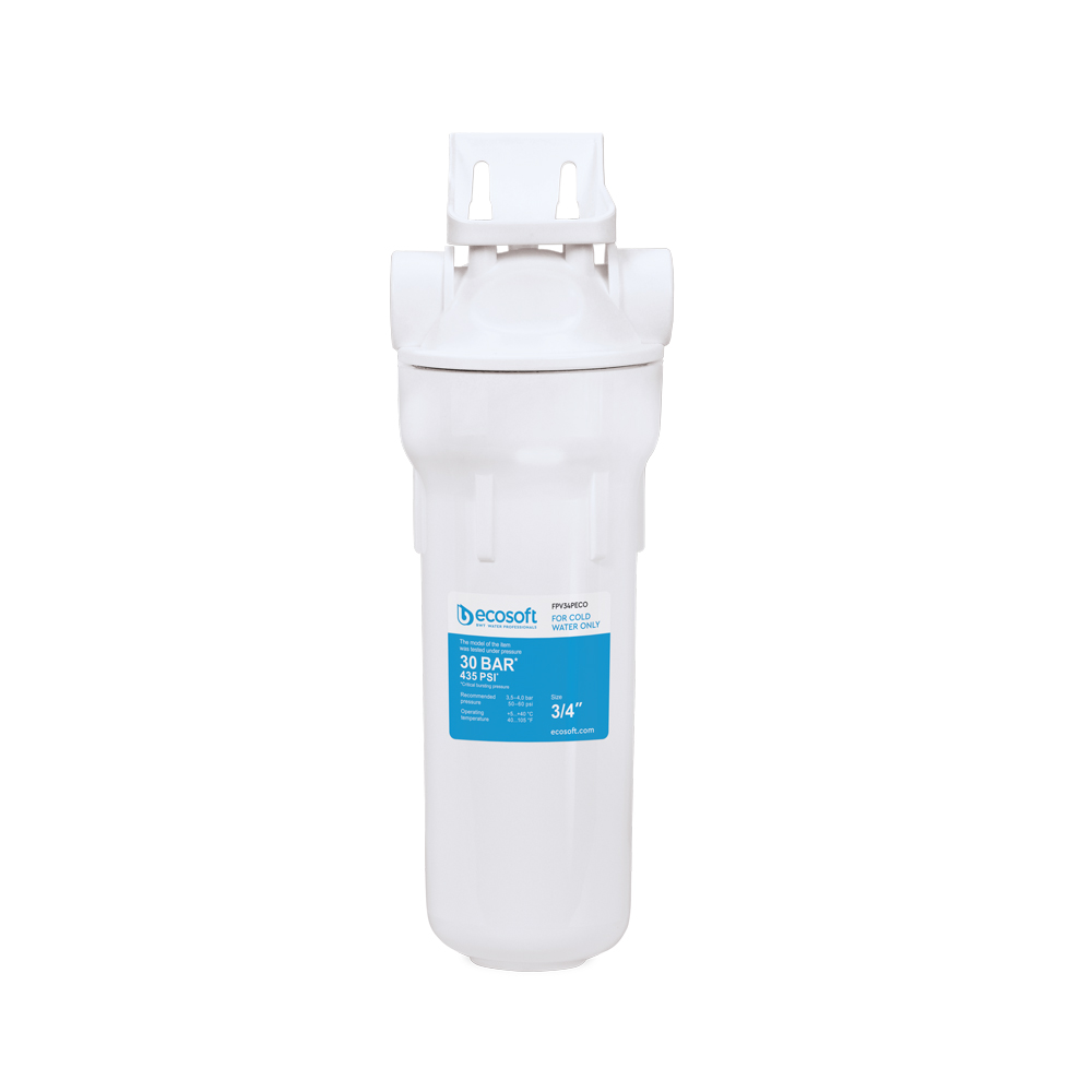 10" High Pressure Sediment Filter, 3/4″