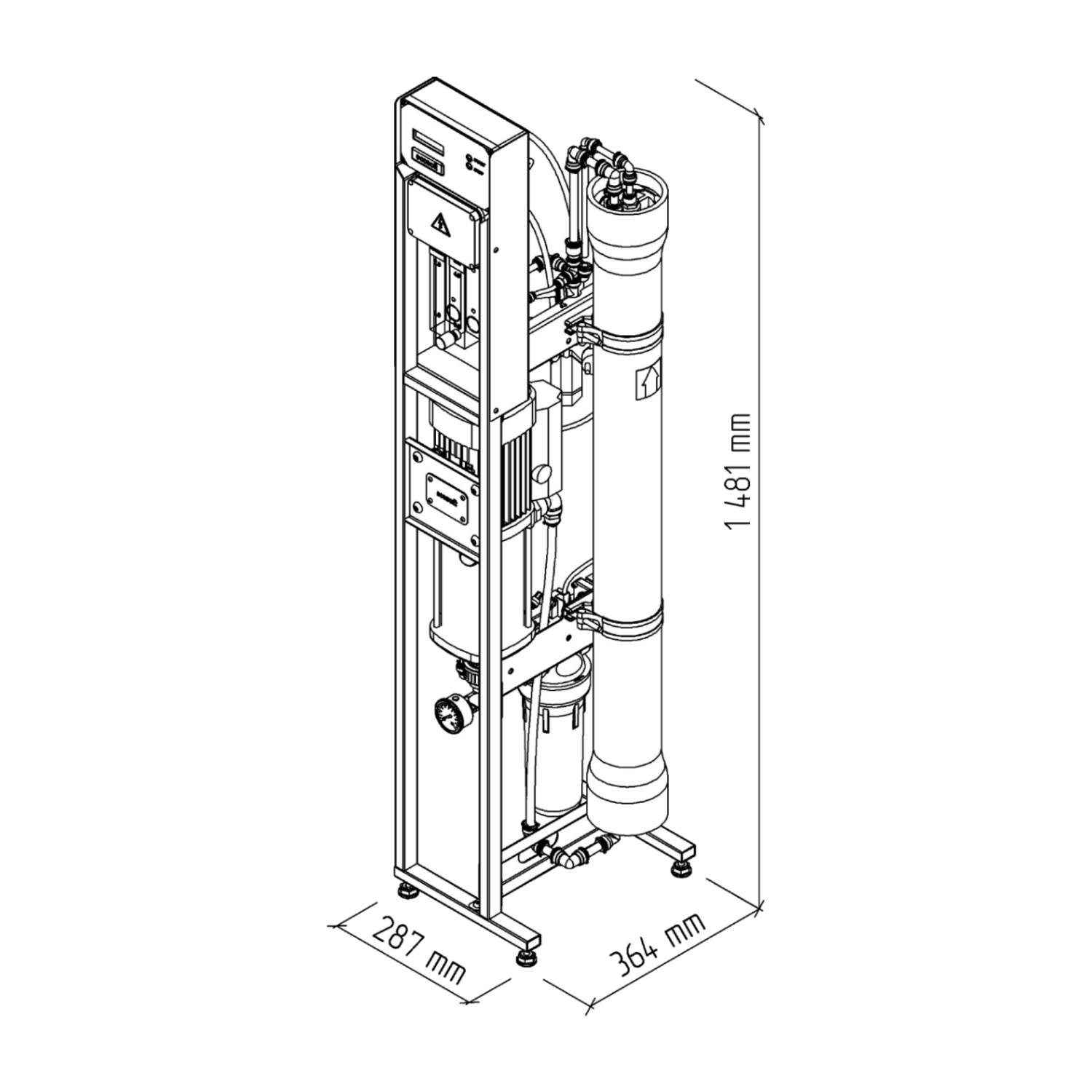 MO5000 4" RO system