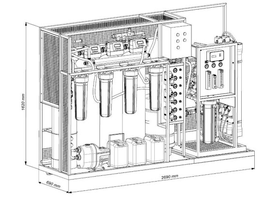 Water treatment system OASISPRO24000