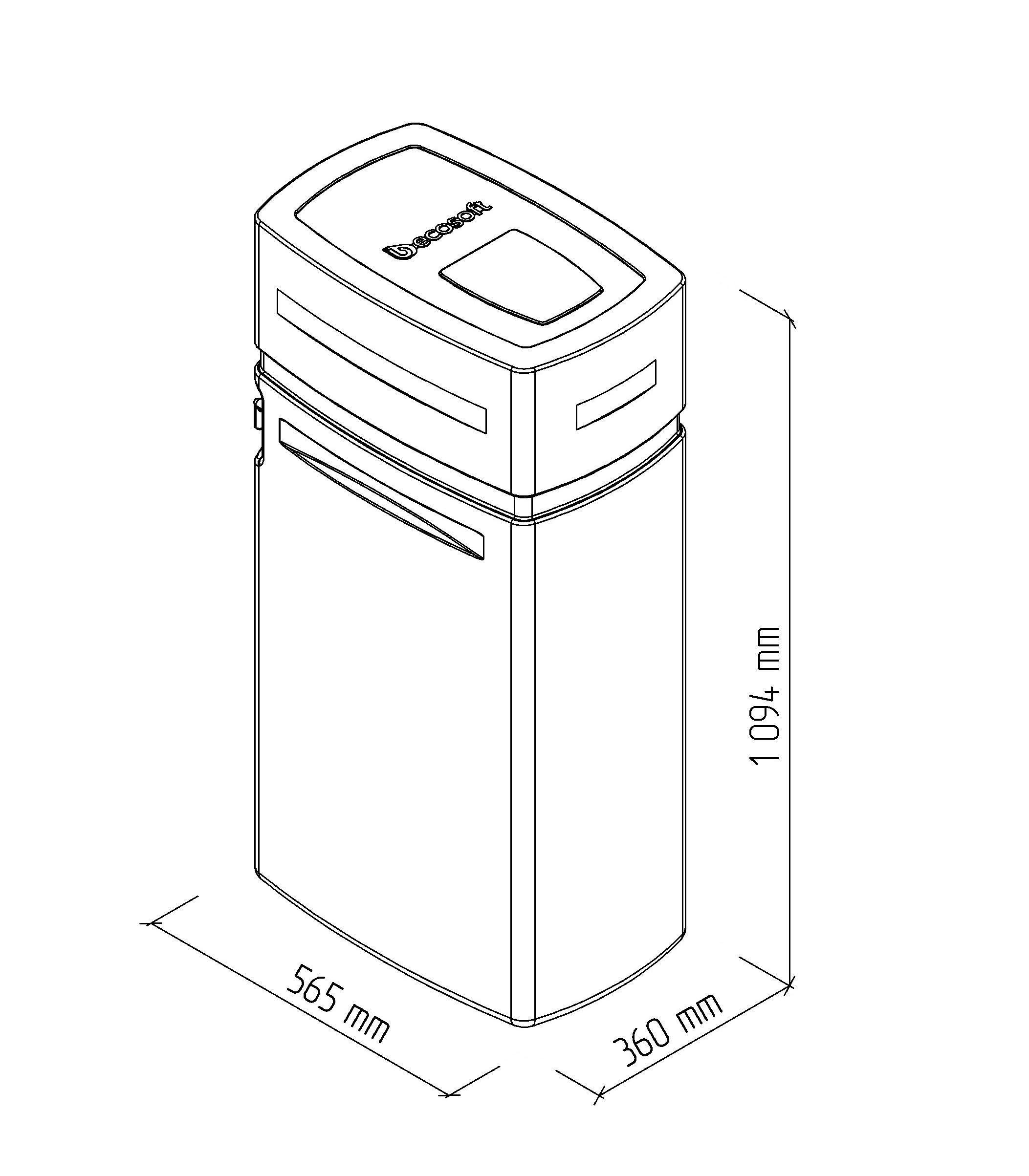 Anthracite Azure 250 water softener