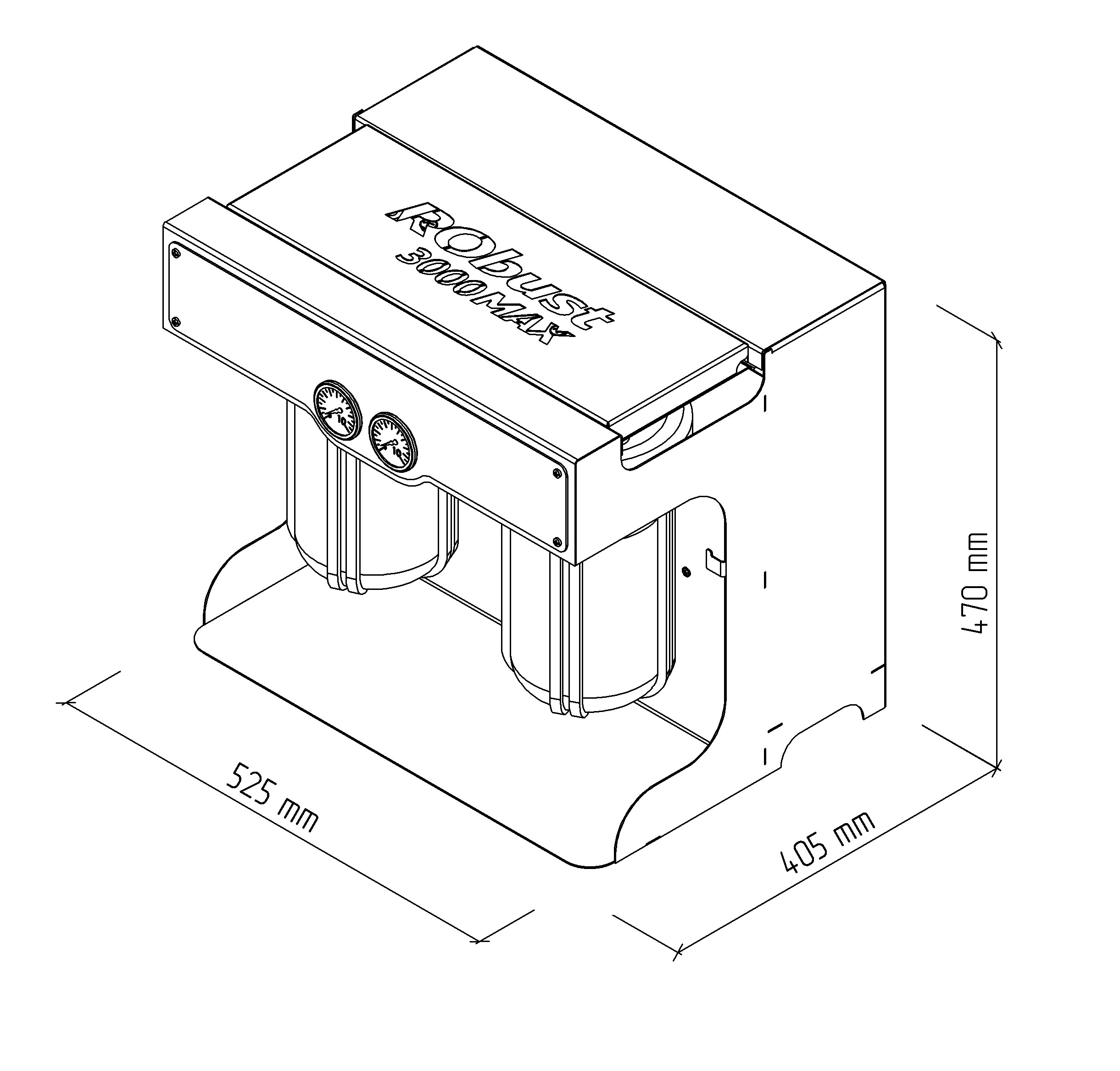 RObust 3000MAX reverse osmosis filter