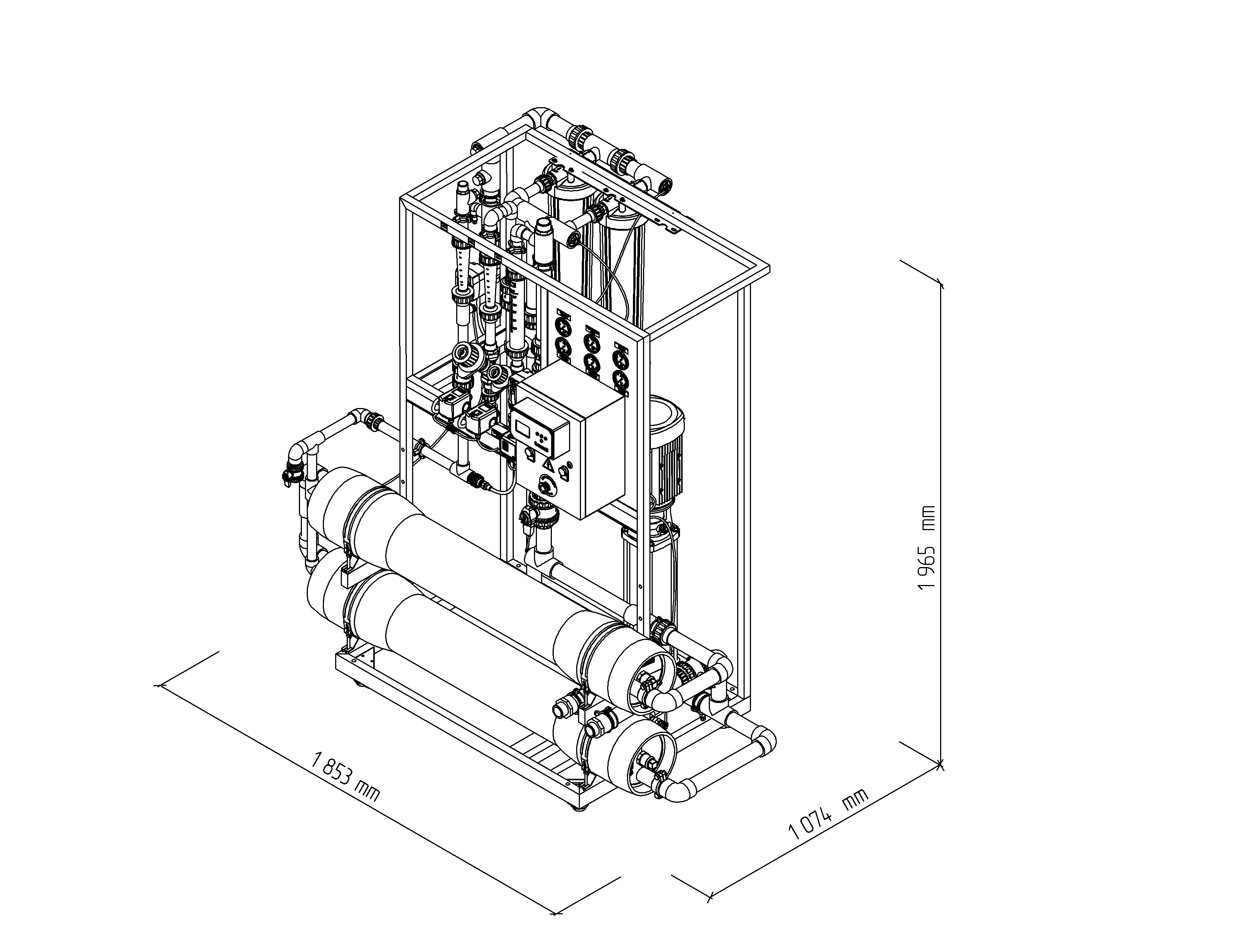 INOX MO2 loT advanced 8” RO System