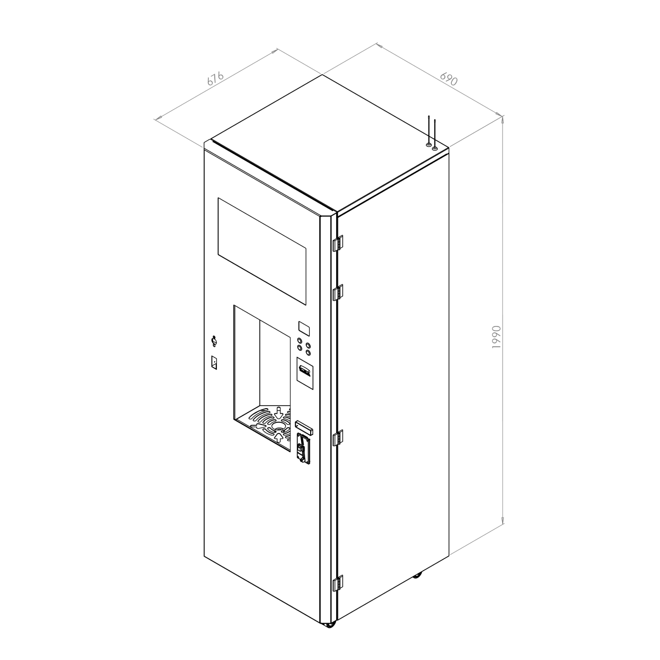 Reverse osmosis water vending machine Aquabox 3.0 RO