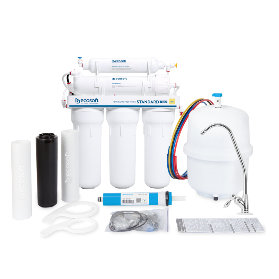 STANDARD PRO reverse osmosis filter with mineralization