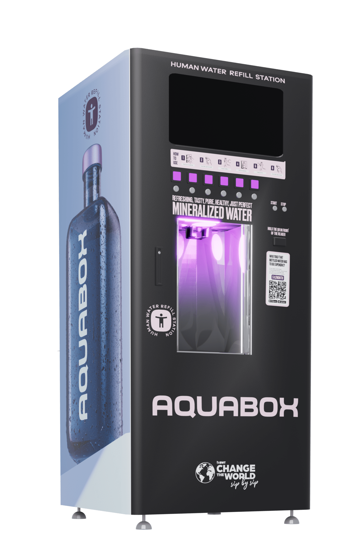 Reverse osmosis water vending machine Aquabox 1.0 RO