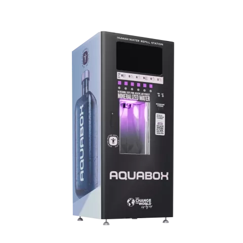 Activated carbon water vending machine Aquabox 1.0 AC