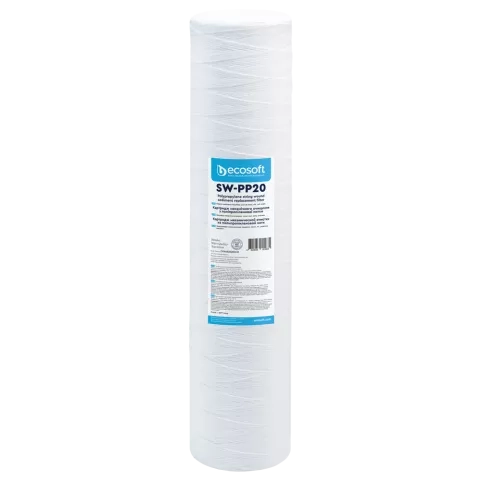 PP string wound sediment filter 4.5″×20″ 20 micron