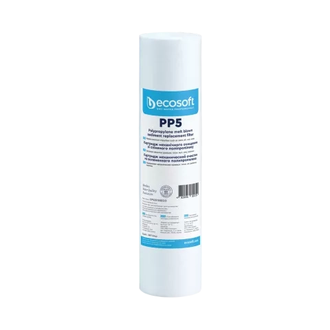 PP melt blown sediment filter 2.5″×10″ 5 micron