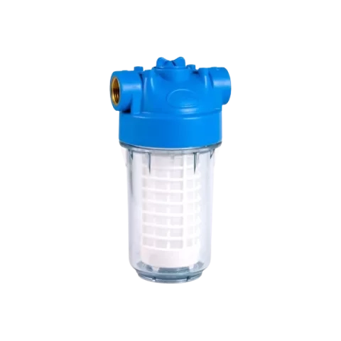 ECOCLEAN 2P 5" MINI 3V filter with cartridge with a polyamide net, ½" F