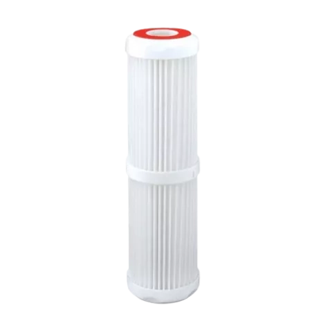 Pleated polyester cartridge