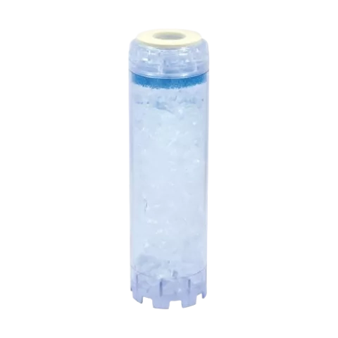 Transparent filter cartridge with polyphosphate 9" ¾